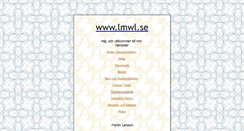 Desktop Screenshot of lmwl.se